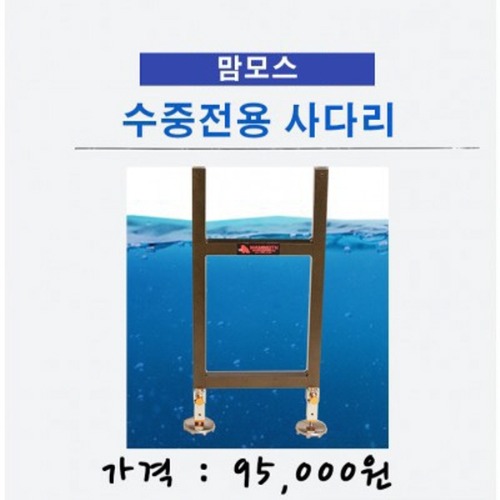 [한강테크] 수중전용 사다리 (좌대사다리)